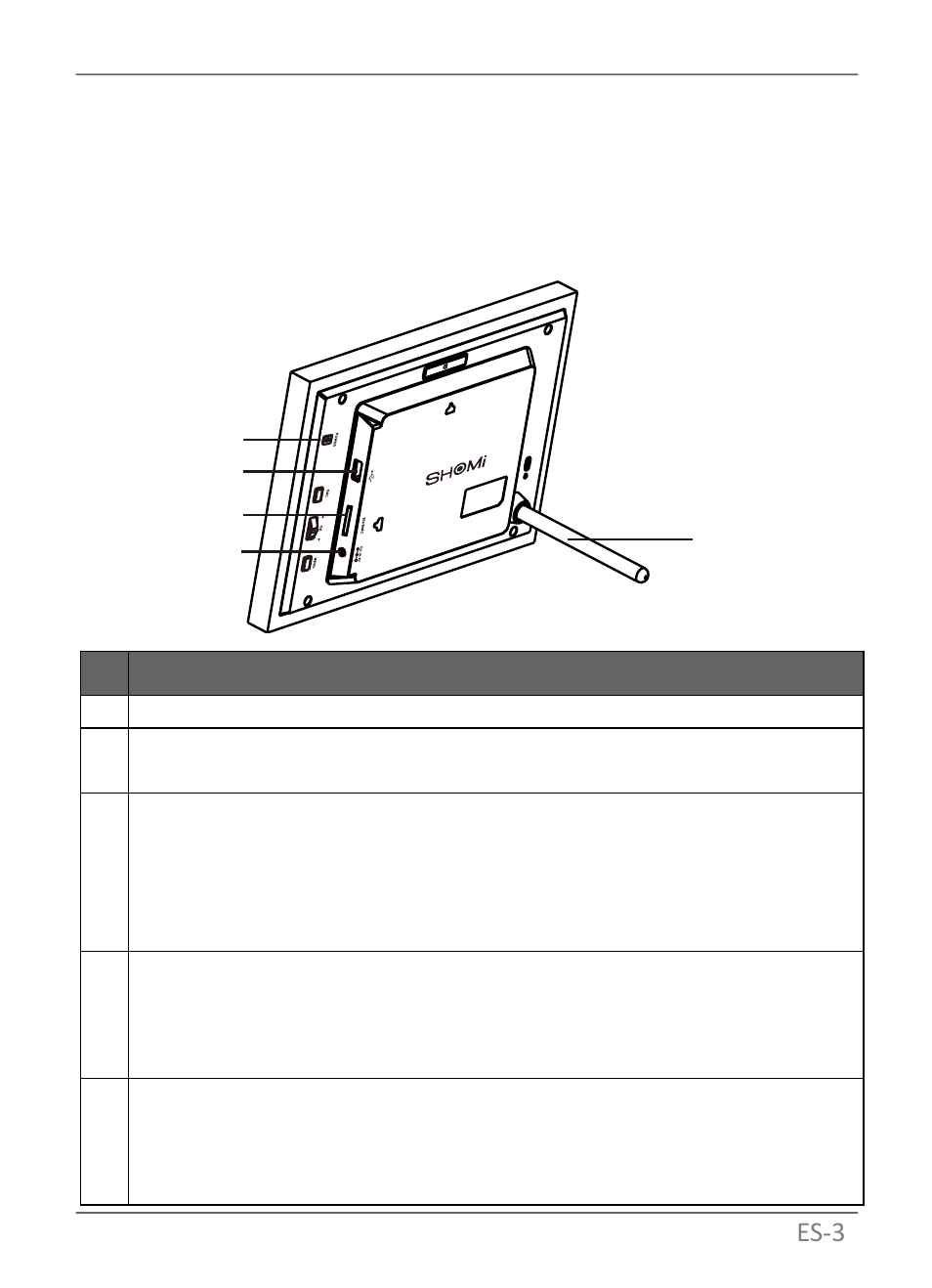 Visión general, Visión trasera derecha | GiiNii SP-801P User Manual | Page 36 / 58