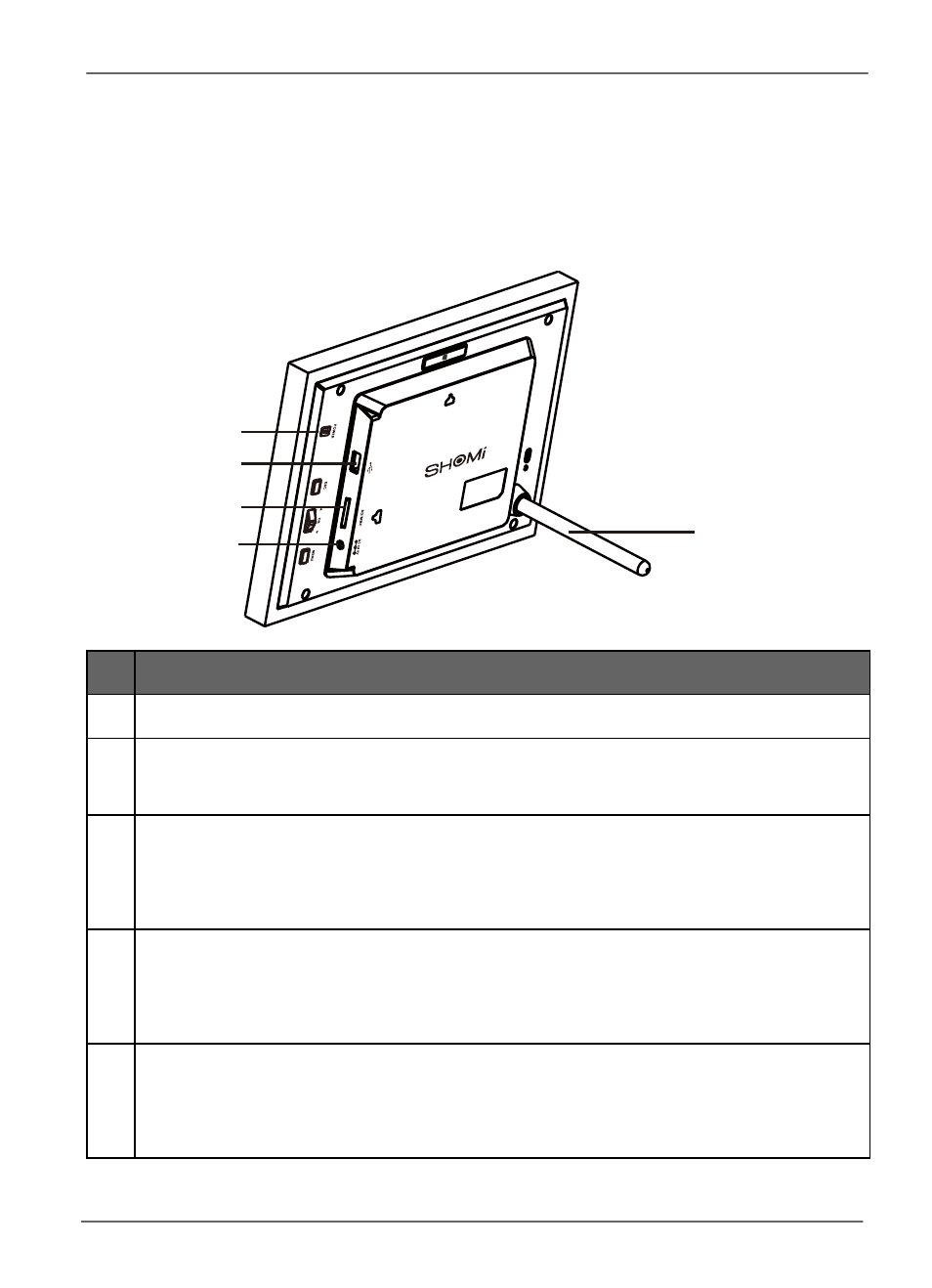 Overview, Right rear view | GiiNii SP-801P User Manual | Page 9 / 58