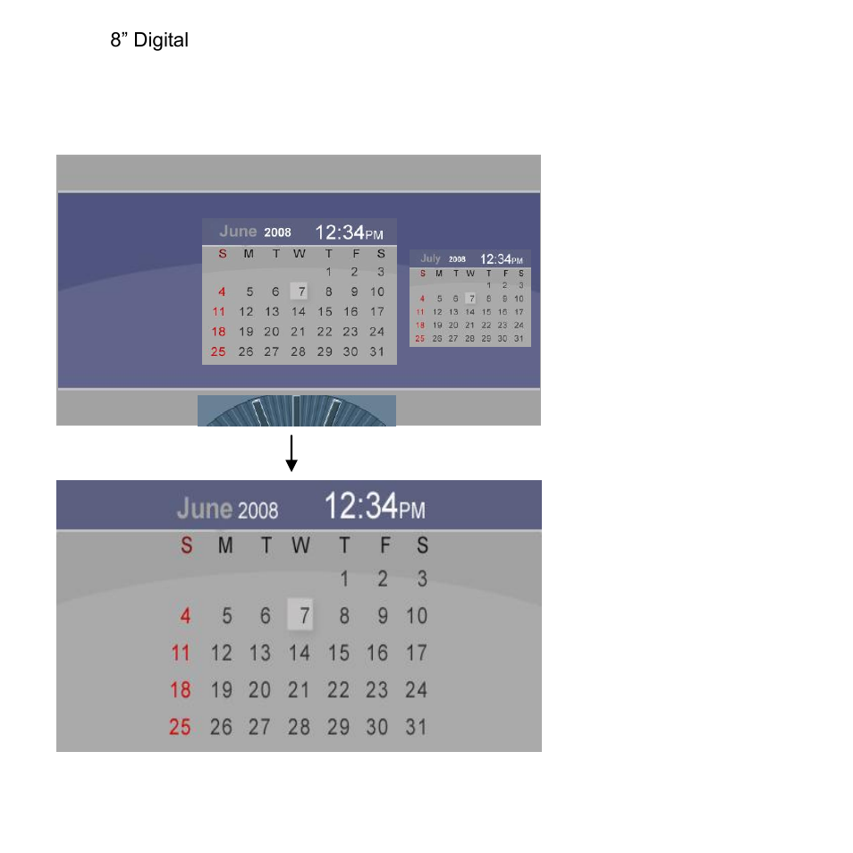 3 calendar | GiiNii GN-801W User Manual | Page 23 / 42