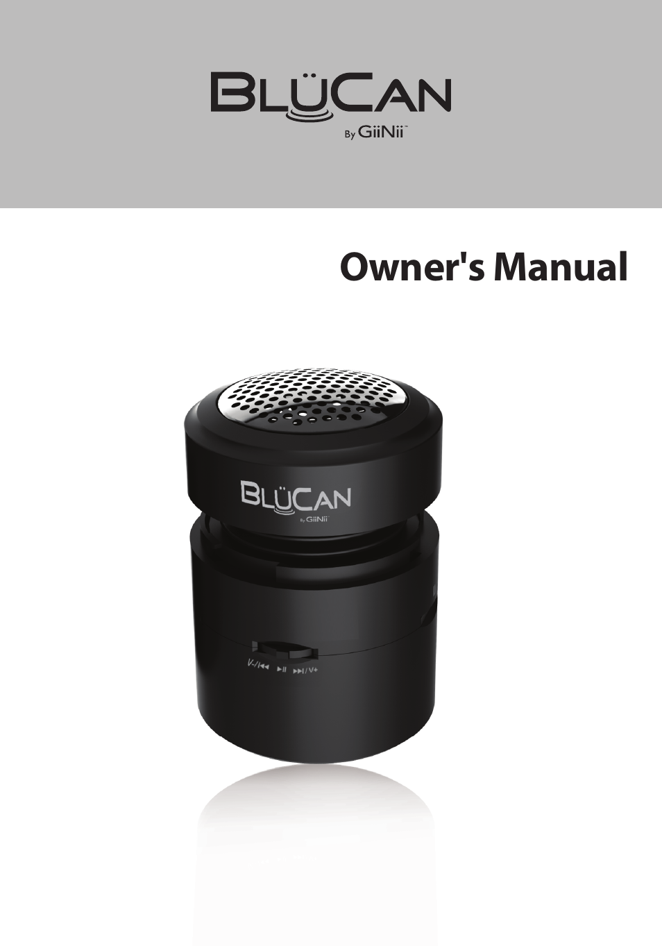 GiiNii BlueCan User Manual | 12 pages