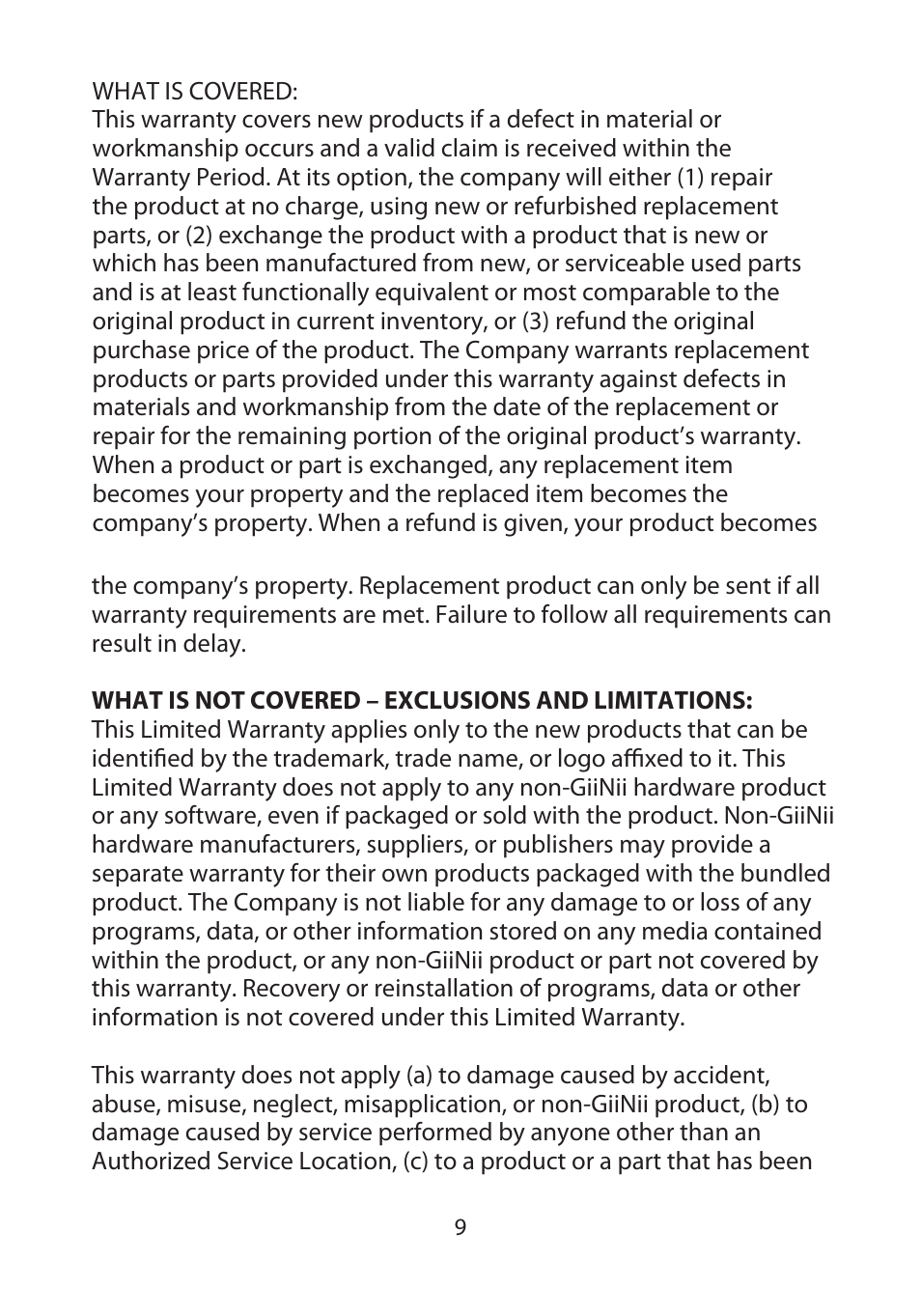 GiiNii BlueCan User Manual | Page 10 / 12