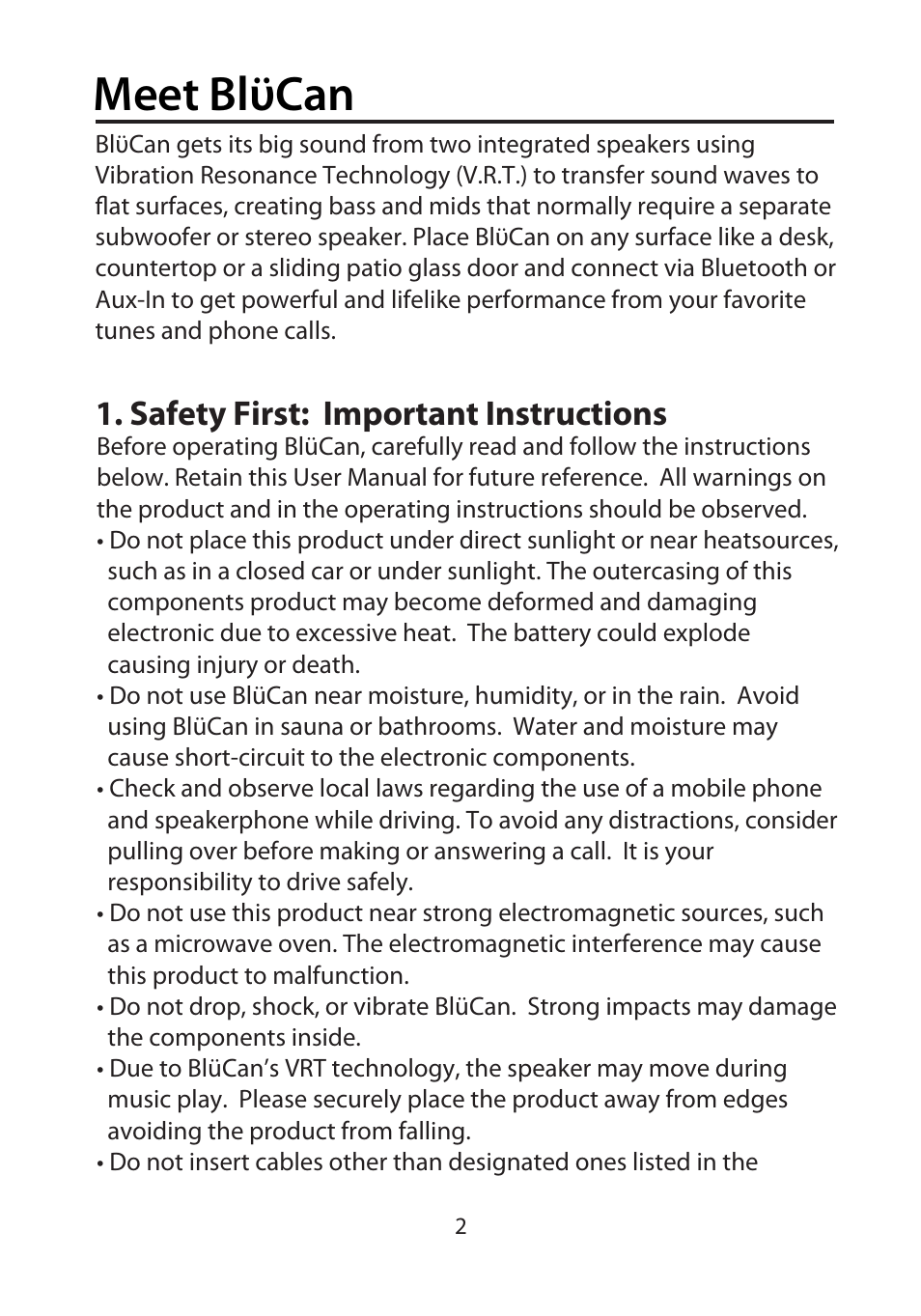 Meet blϋcan | GiiNii BlueCan User Manual | Page 3 / 12