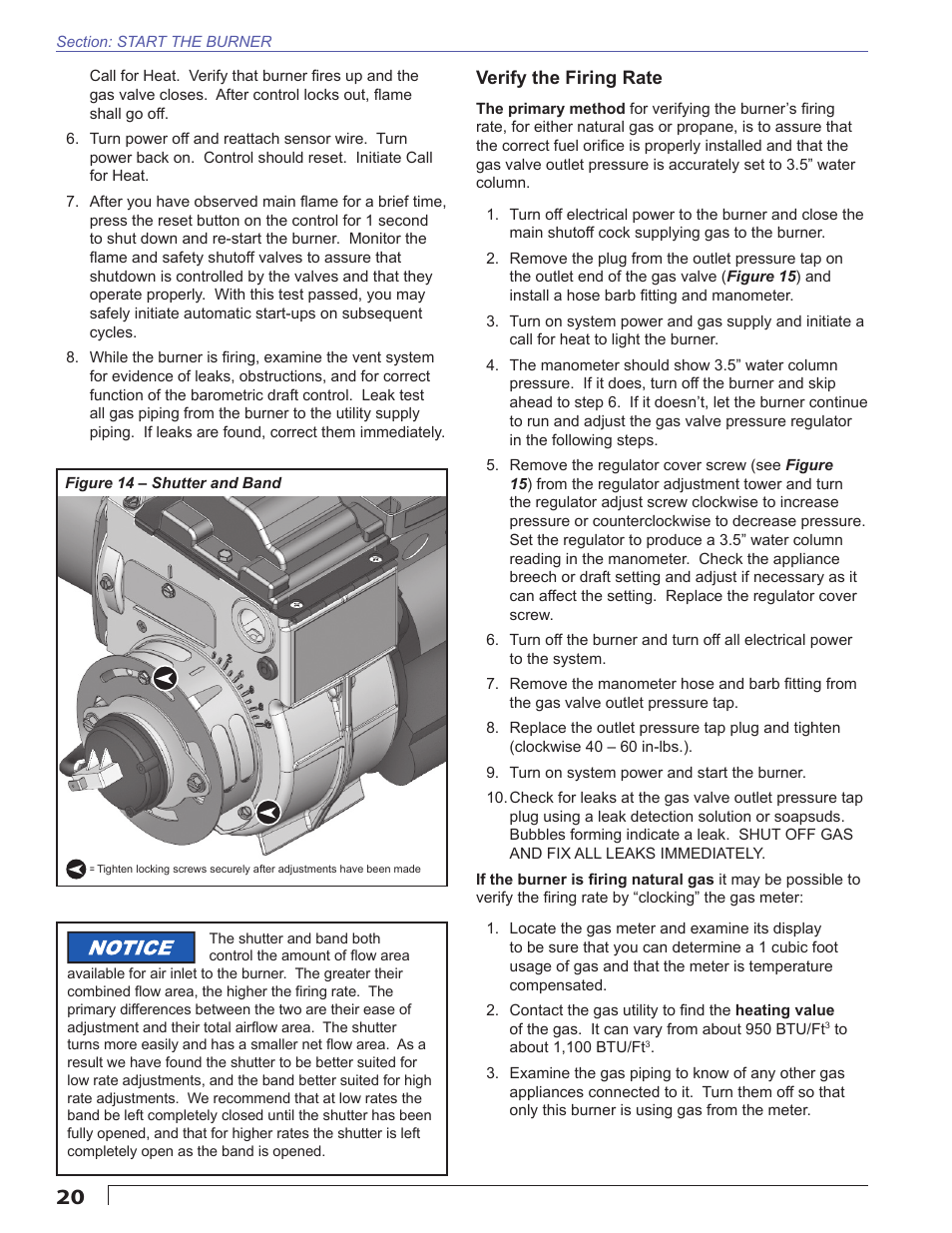 Verify the firing rate | Beckett CG4 User Manual | Page 20 / 28