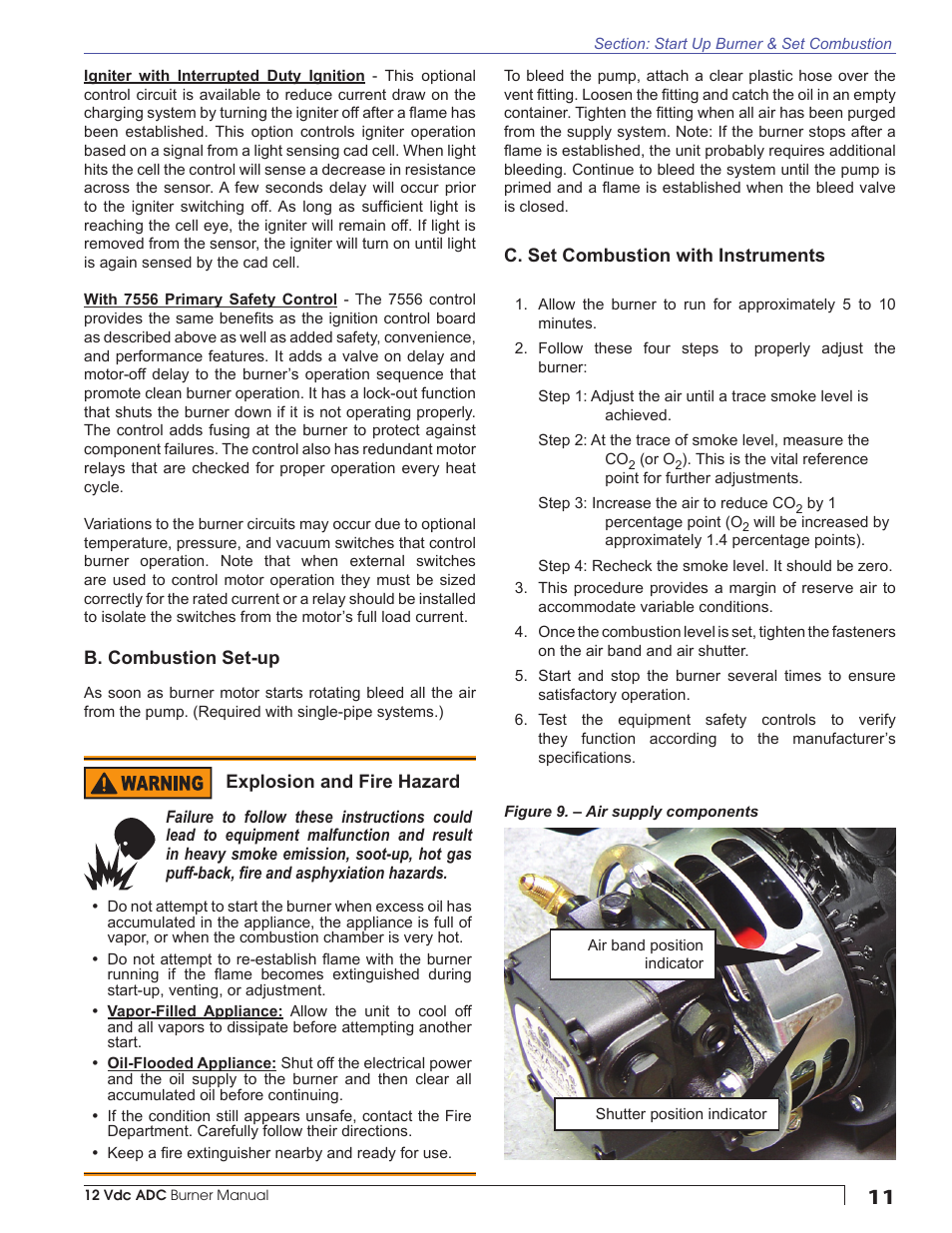 Beckett ADC 12Vdc User Manual | Page 11 / 16