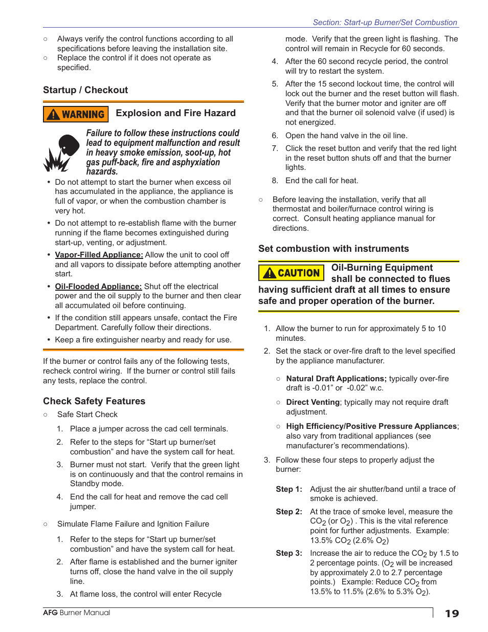 Beckett AFG User Manual | Page 19 / 24