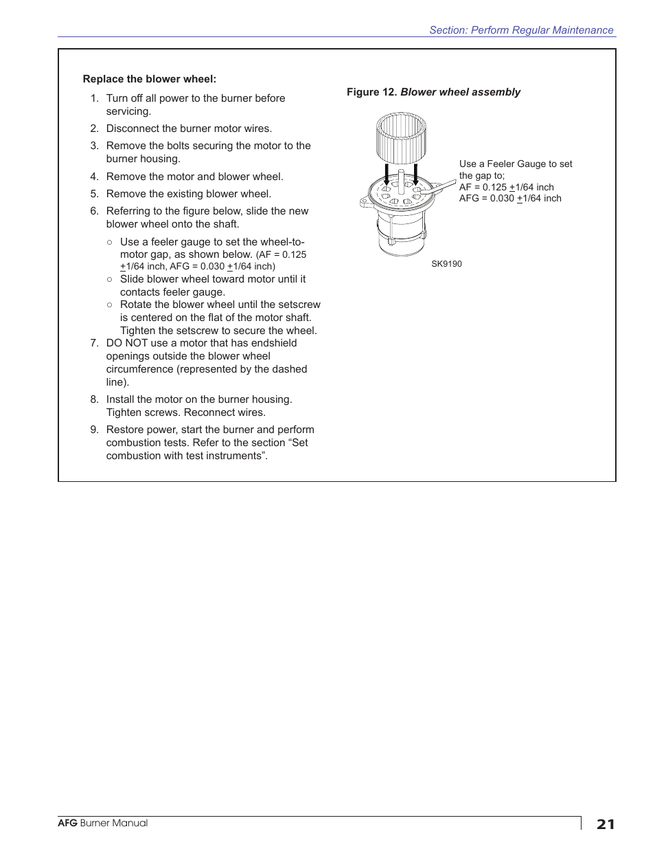 Beckett AFG User Manual | Page 21 / 24