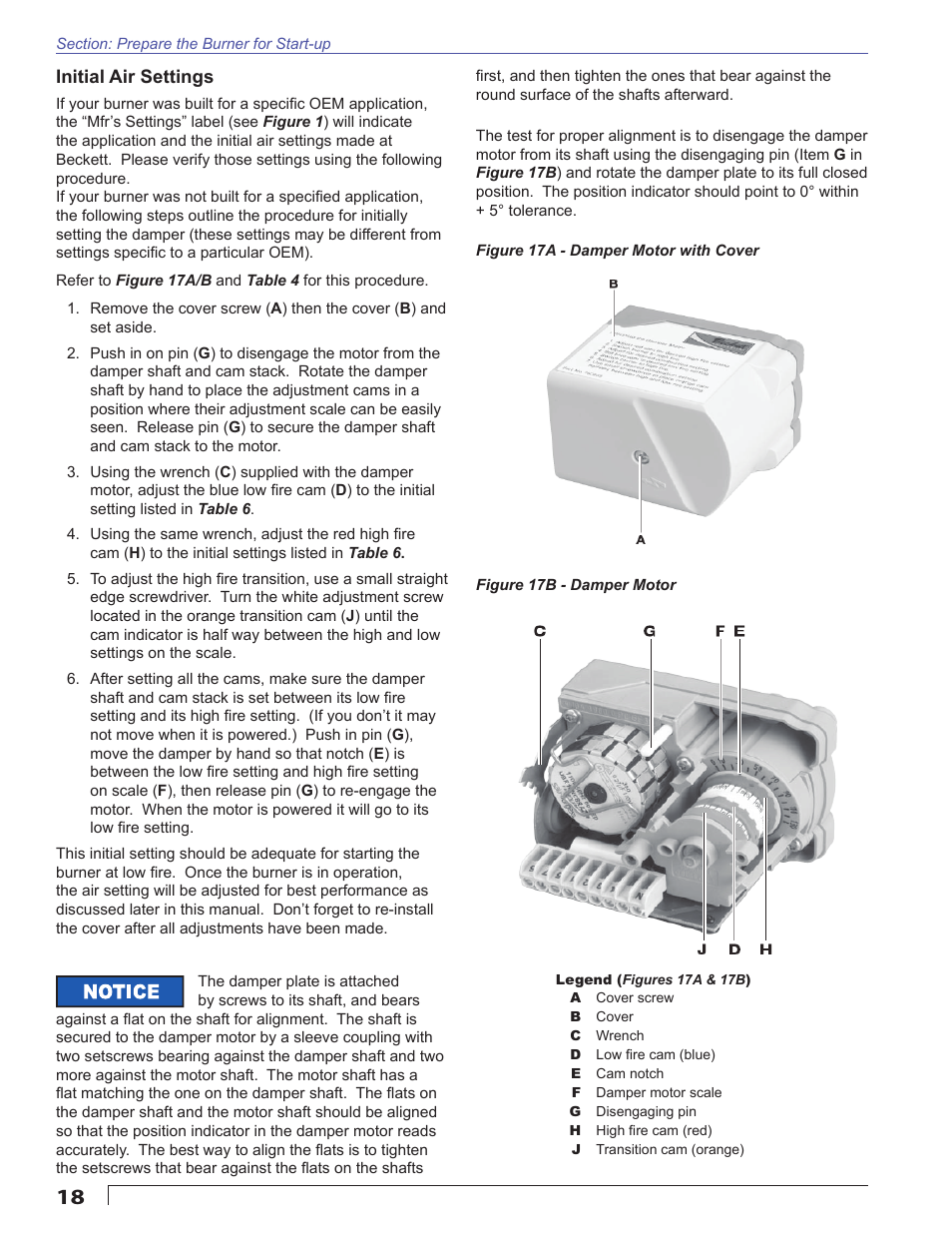 Beckett CF3500A User Manual | Page 18 / 24