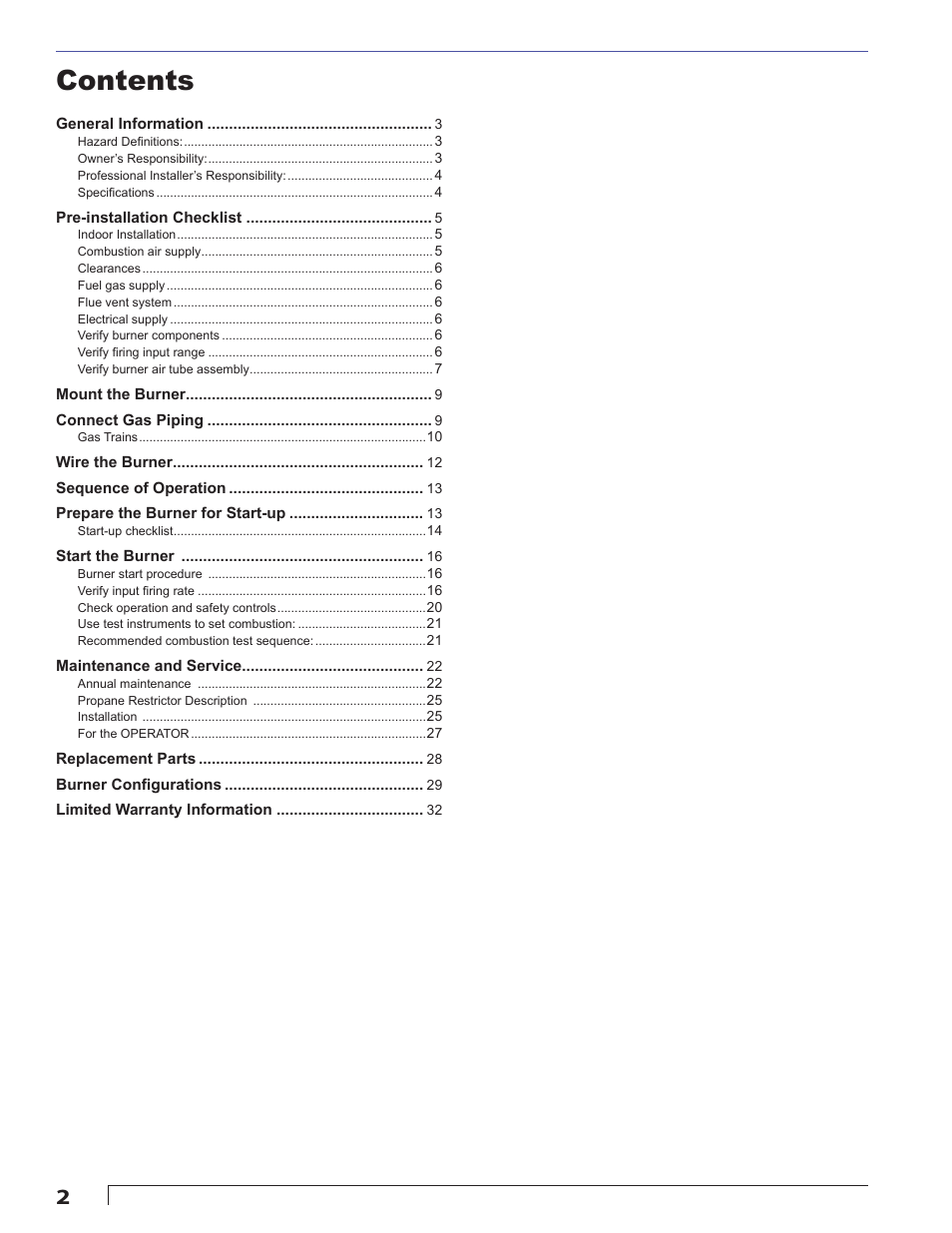 Beckett CG10 User Manual | Page 2 / 32