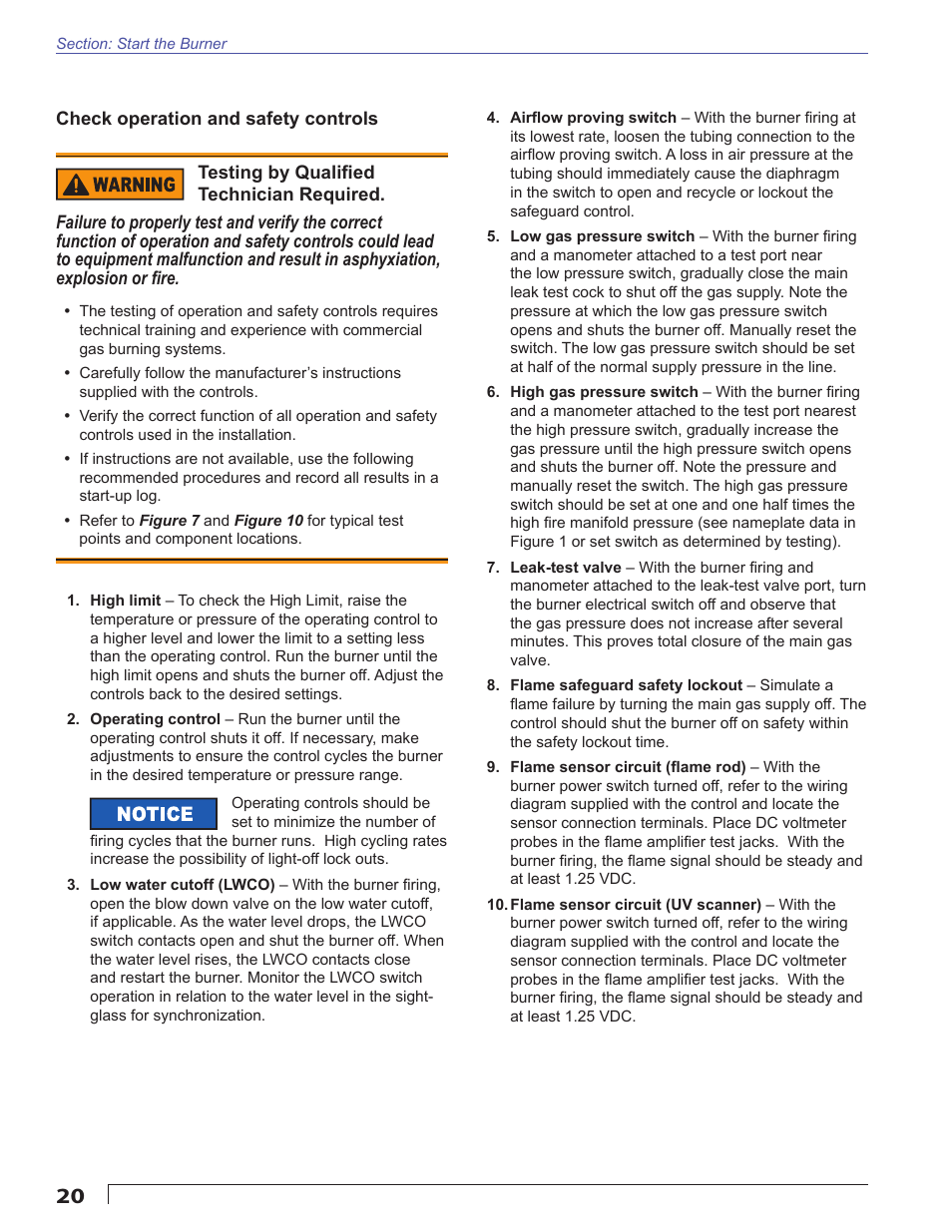 Beckett CG10 User Manual | Page 20 / 32