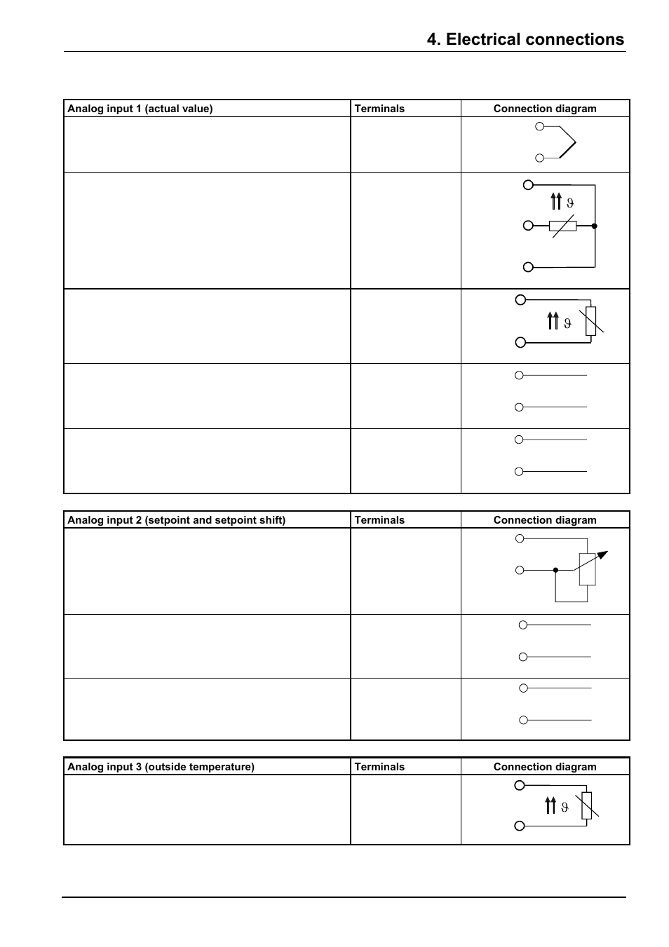 Electrical connections, I1 m1, U1 m1 | M6 xb6, Xb6 m6, Xu6 m6 | Beckett RWF40 Manual User Manual | Page 15 / 57