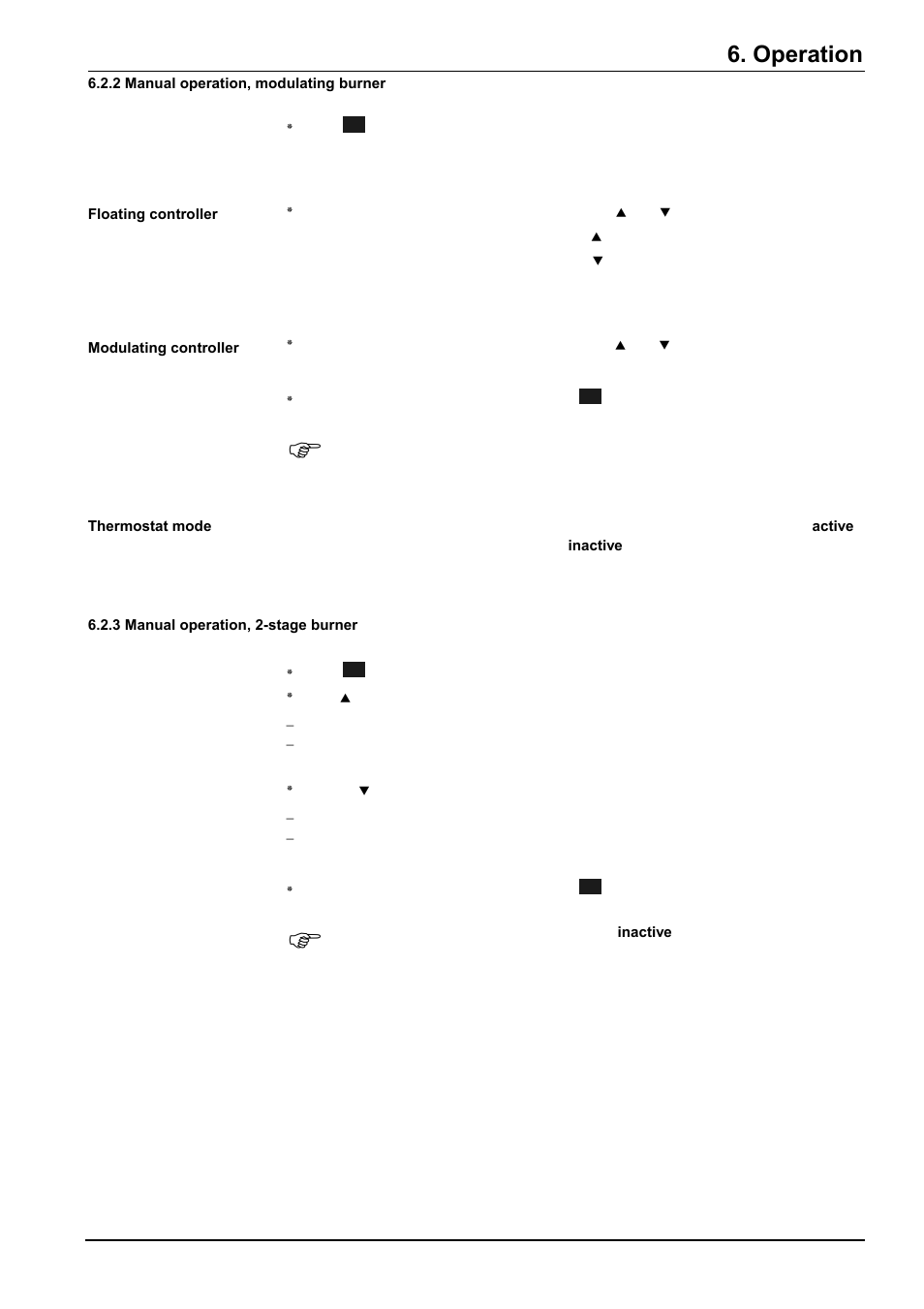 Operation | Beckett RWF40 Manual User Manual | Page 33 / 57