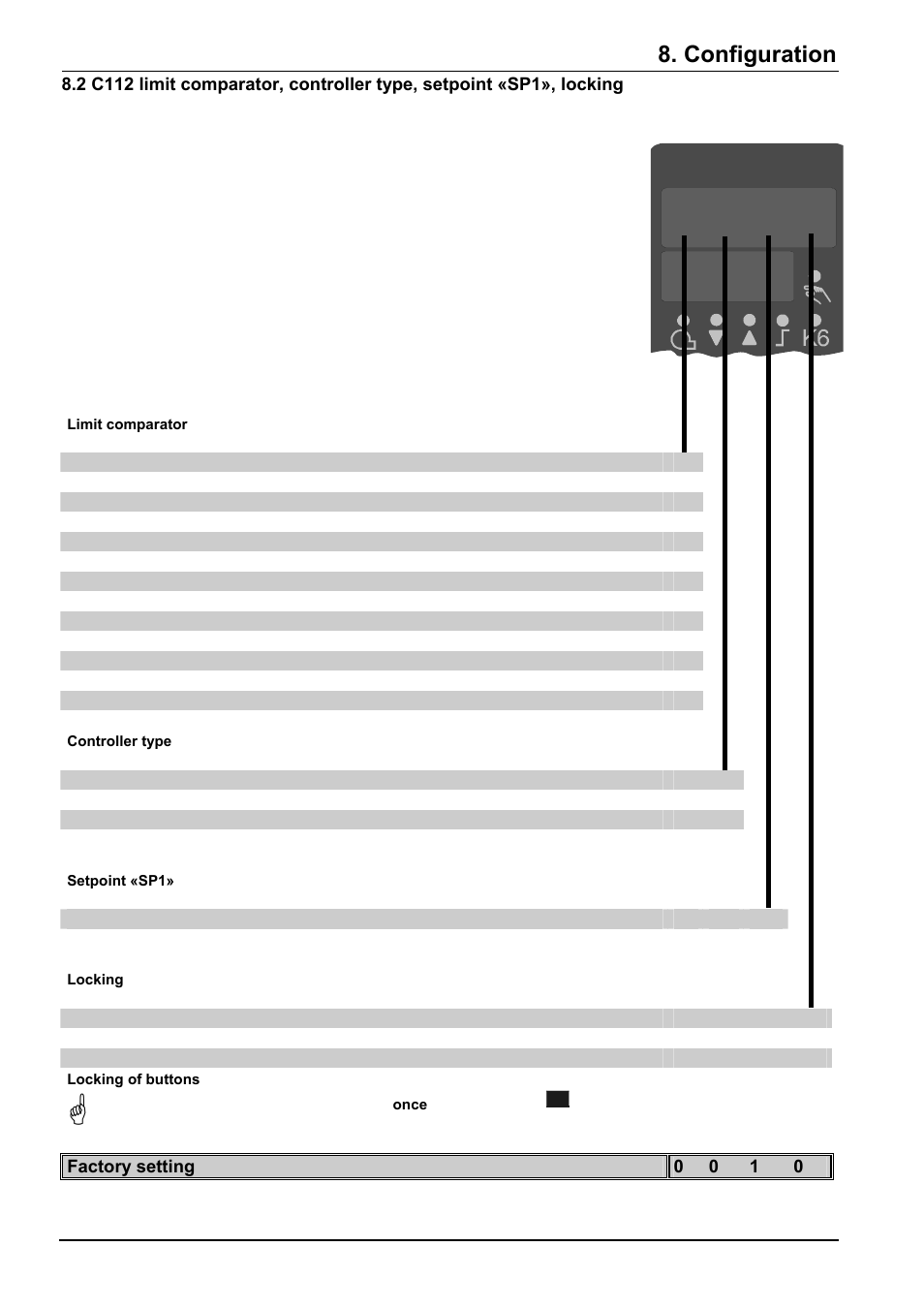 C112, Configuration | Beckett RWF40 Manual User Manual | Page 40 / 57