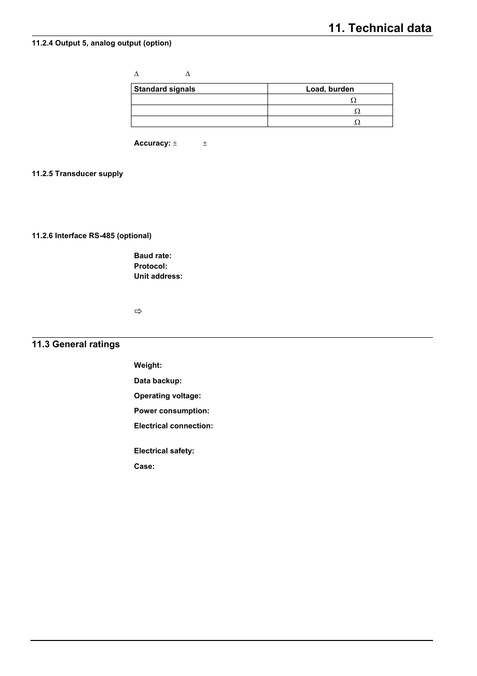 Technical data | Beckett RWF40 Manual User Manual | Page 54 / 57