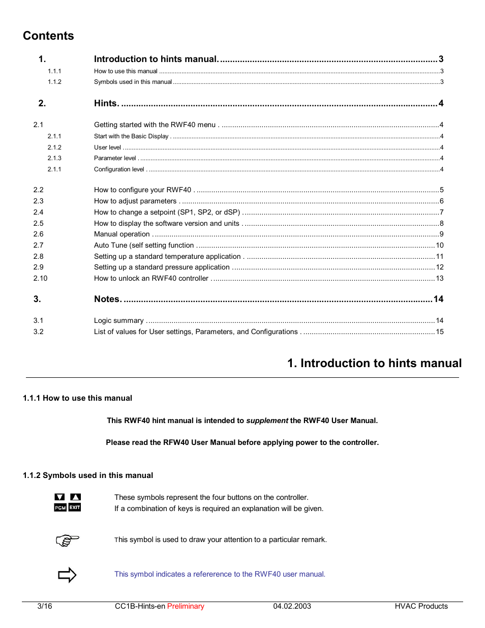 Beckett RWF40 Hints Manual User Manual | Page 3 / 15