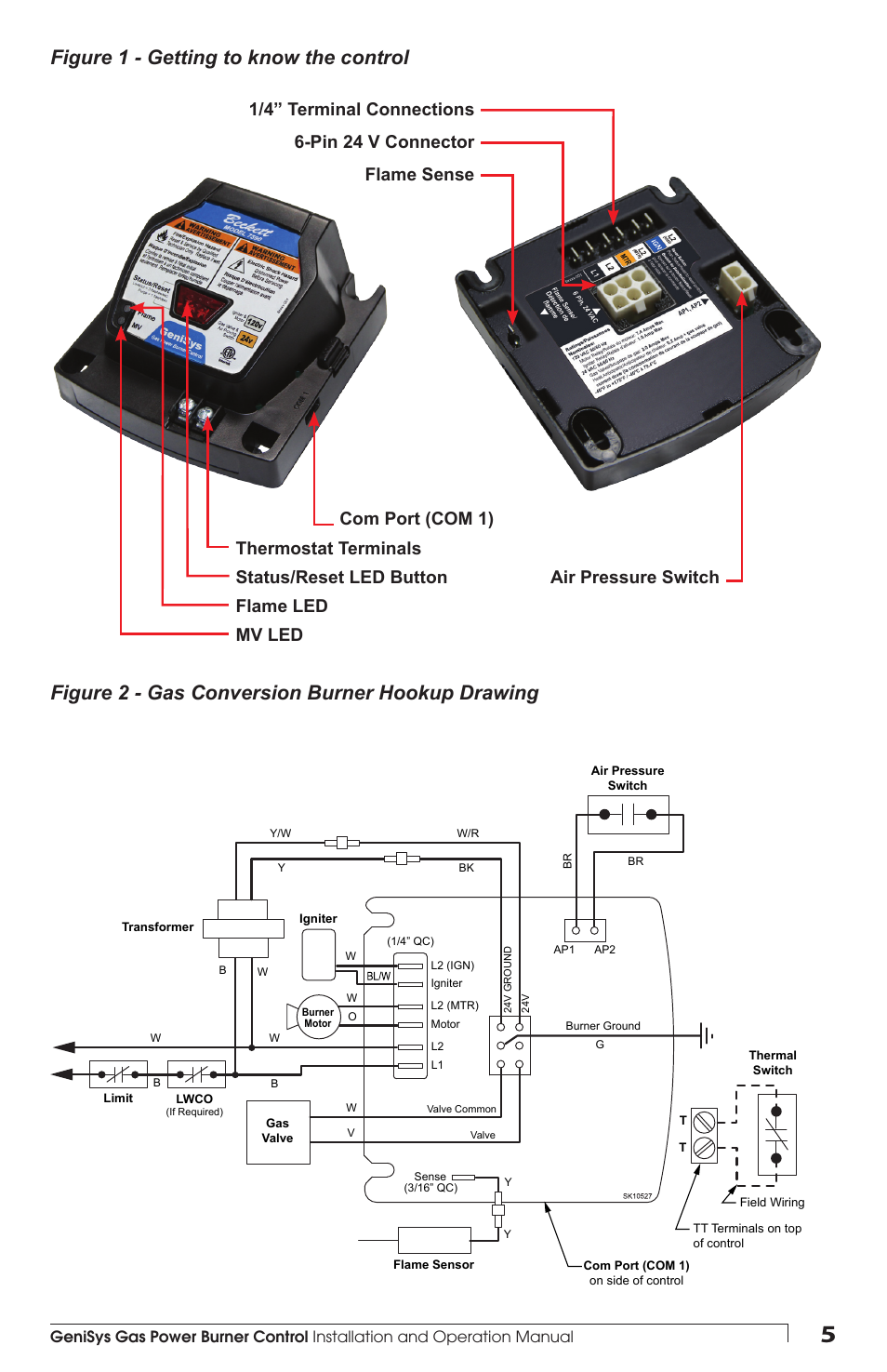 Beckett 7590 Gas Power Burner Control User Manual | Page 5 / 20