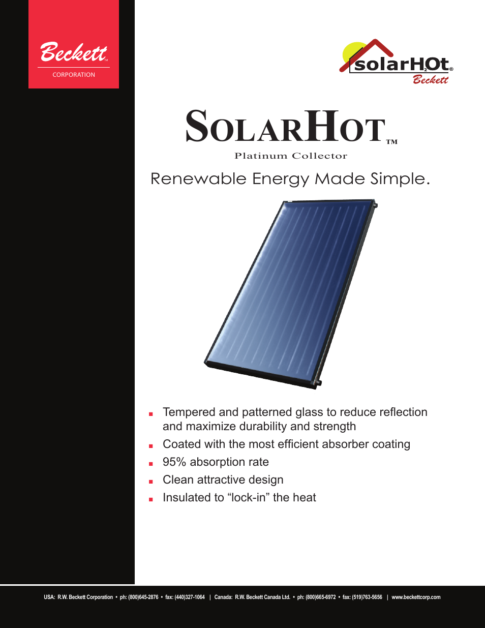 Olar | Beckett SolarHot User Manual | Page 26 / 28