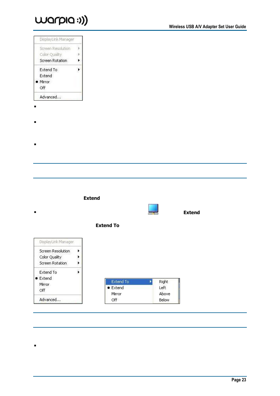 Warpia SWP100A Installation Manual & Troubleshooting Guide User Manual | Page 23 / 37