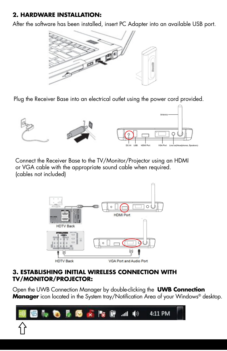 Warpia SWP120A RevB SteamHD Getting Started User Guide User Manual | Page 2 / 4