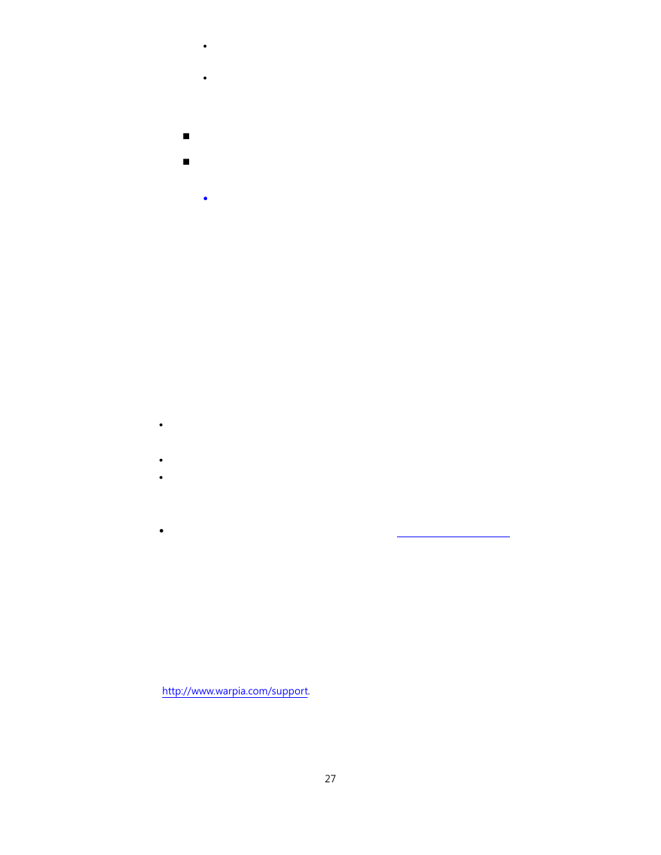 Warpia SWP120A Rev B Installation Manual & Troubleshooting Guide User Manual | Page 27 / 28