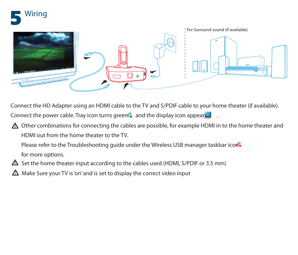 Wiring | Warpia SWP120A Getting Started User Guide User Manual | Page 3 / 8