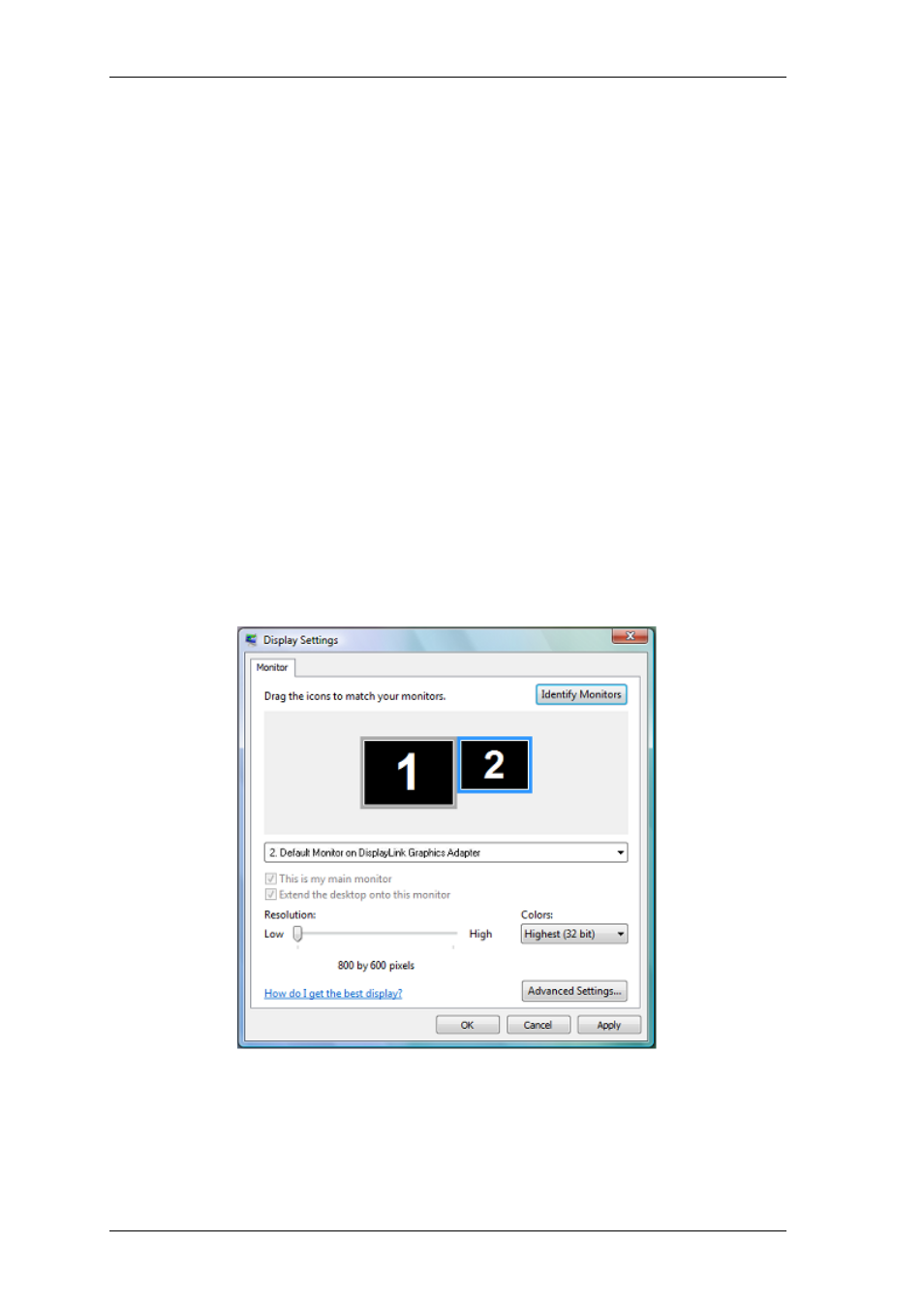 Selecting the correct display monitor, Setting the display to extend or mirror mode, Adjusting screen resolution | Adjusting color level | Warpia SWP120A Installation Manual & Troubleshooting Guide User Manual | Page 34 / 84