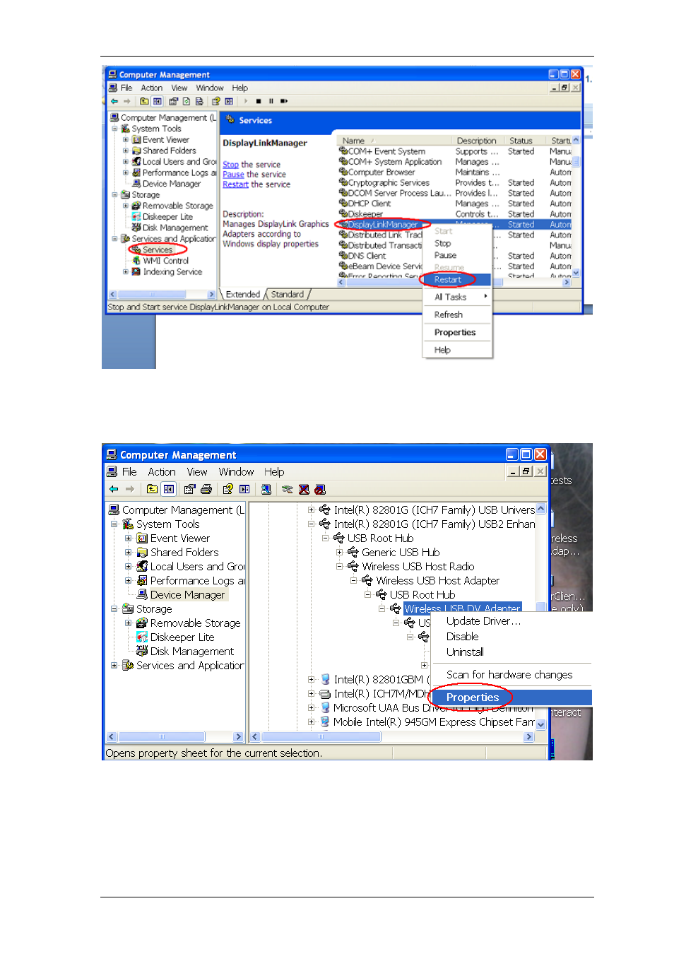 Viewing the device's vendor id and product id | Warpia SWP120A Installation Manual & Troubleshooting Guide User Manual | Page 43 / 84