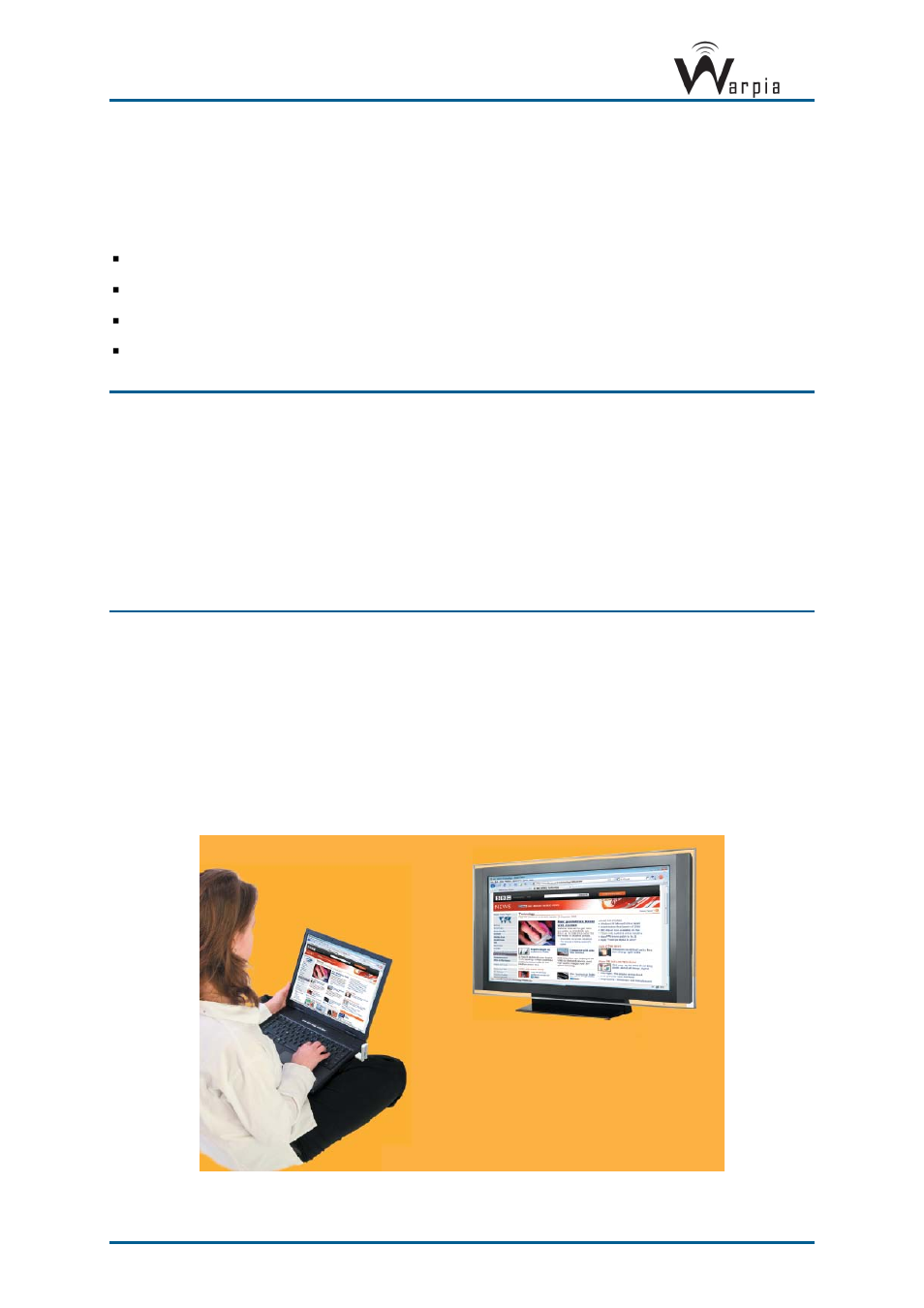 1 using mirror mode, Using and configuring the easy dock, Using the easy dock video connection | Using mirror mode, 5 using and configuring the easy dock, 1 using the easy dock video connection | Warpia SWP200 Windows Installation Manual & Troubleshooting Guide User Manual | Page 18 / 38