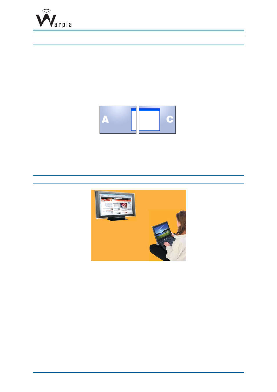 2 using extend mode, 3 laptop operation with the lid closed, Using extend mode | Laptop operation with the lid closed | Warpia SWP200 Windows Installation Manual & Troubleshooting Guide User Manual | Page 19 / 38