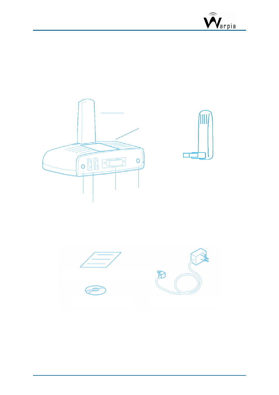 1 what's in the package, What's in the package, Easy dock pro pc adapter | Warpia SWP220 User Manual | Page 4 / 39
