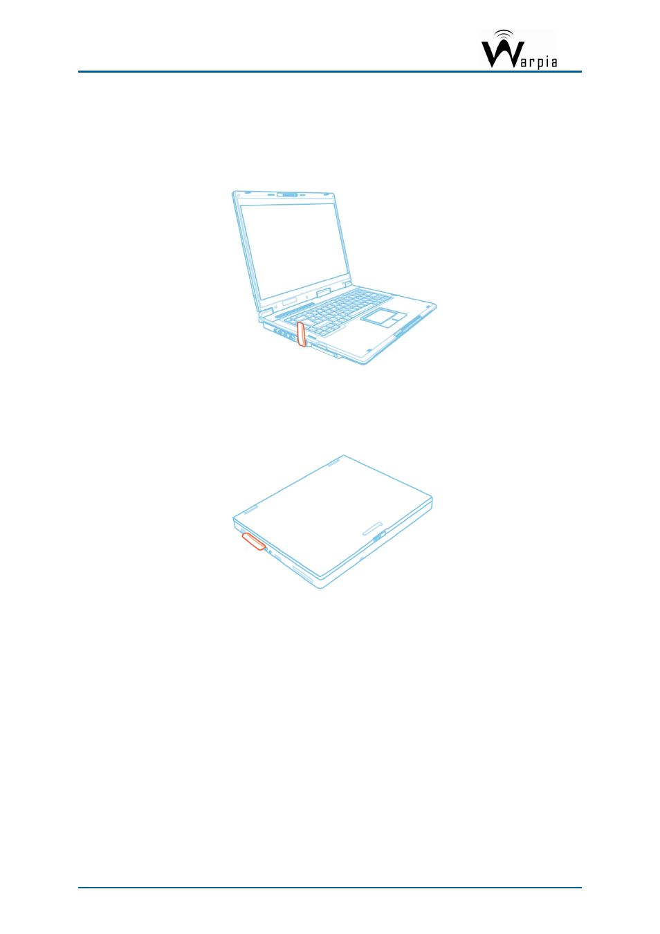 1 positioning the pc adapter, Positioning the pc adapter | Warpia SWP220 User Manual | Page 6 / 39
