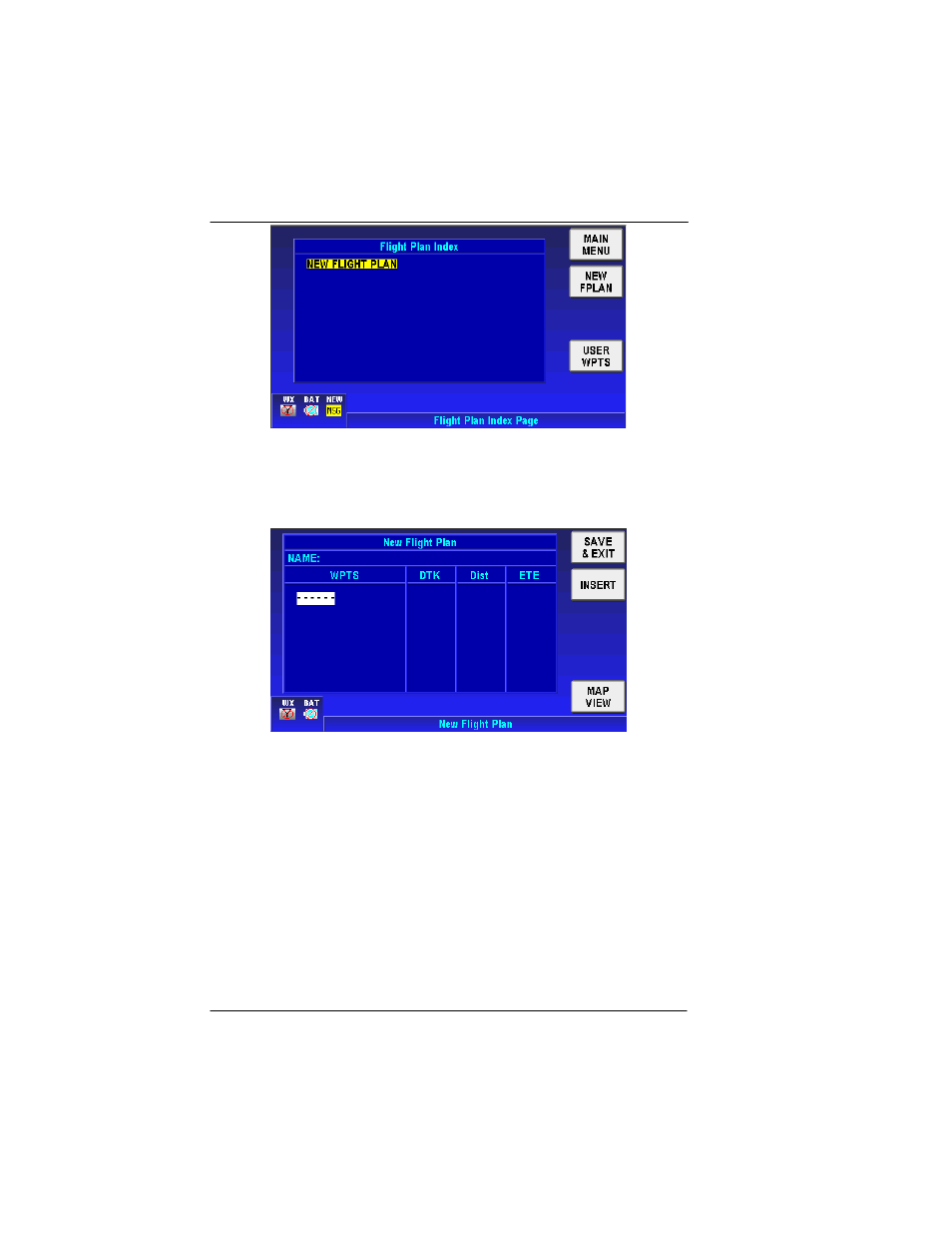 Figure 2-100: flight plan index | BendixKing AV8OR User Manual | Page 114 / 368