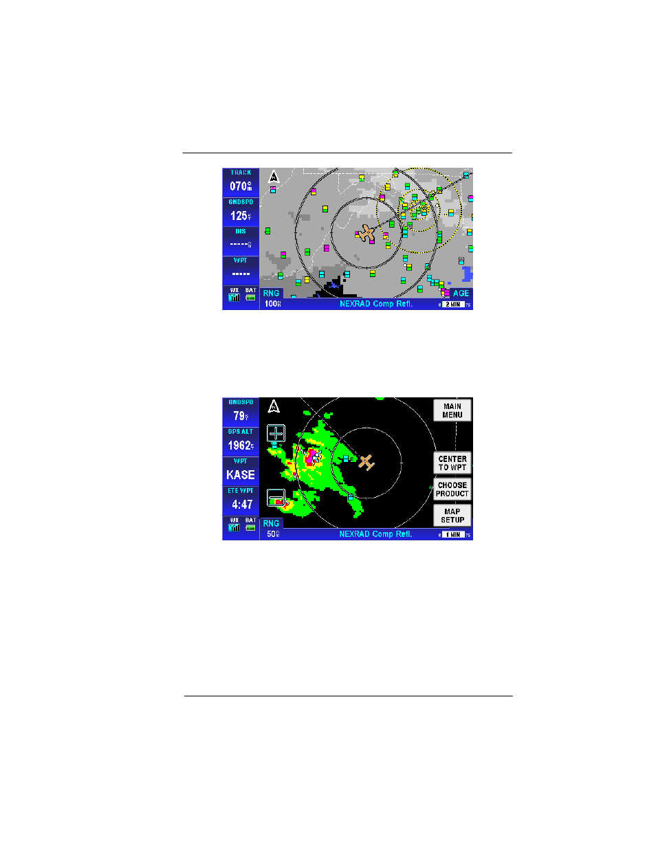 Storm cell overlay | BendixKing AV8OR User Manual | Page 159 / 368