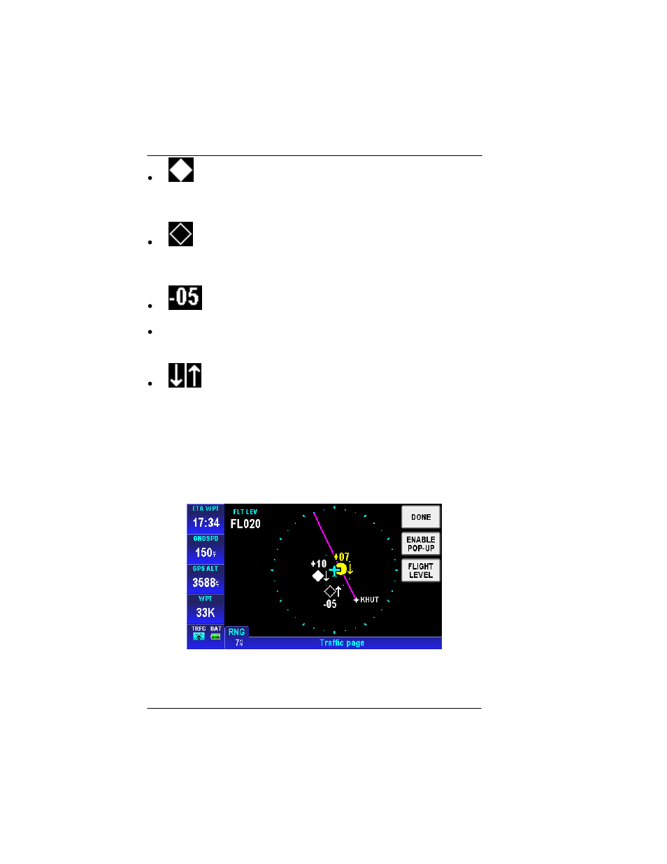 Traffic setup | BendixKing AV8OR User Manual | Page 162 / 368