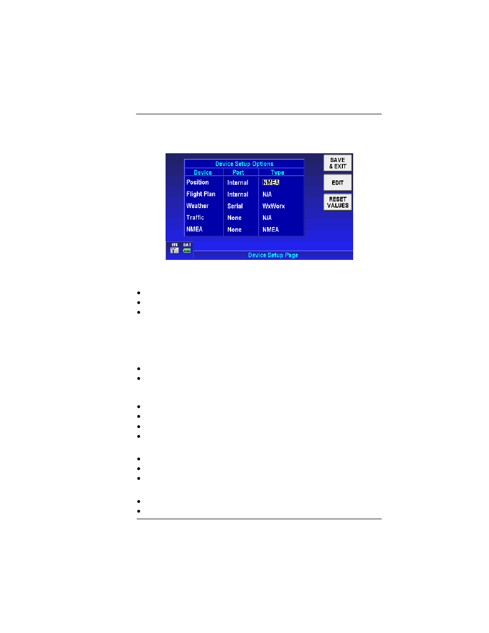 Figure 2-210: system setup – device setup menu | BendixKing AV8OR User Manual | Page 201 / 368