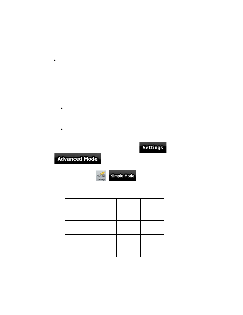 Simple and advanced modes, Table 3-1: simple mode versus advanced mode | BendixKing AV8OR User Manual | Page 218 / 368