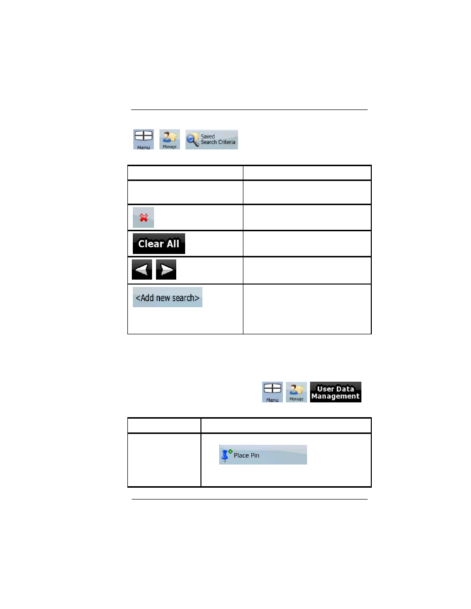 User data management, User data management -103 | BendixKing AV8OR User Manual | Page 315 / 368