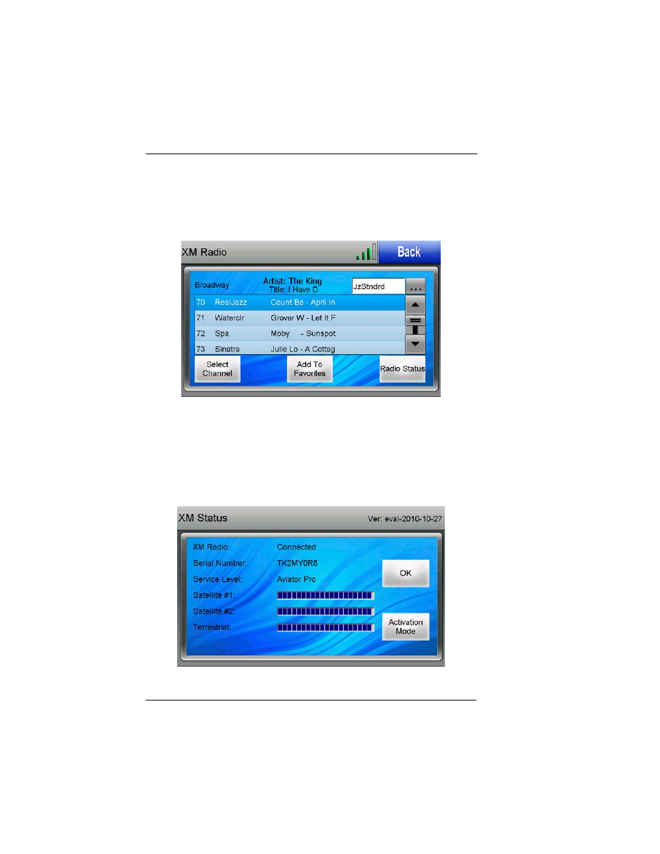 Xm tuner, Xm weather and radio setup, Xm tuner -6 | Xm weather and radio setup -6 | BendixKing AV8OR User Manual | Page 336 / 368