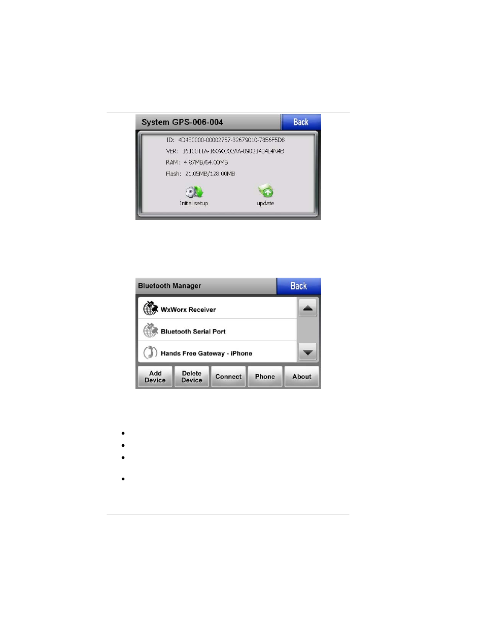 Bluetooth, Bluetooth -4, Figure 5-4: system info screen | BendixKing AV8OR User Manual | Page 342 / 368