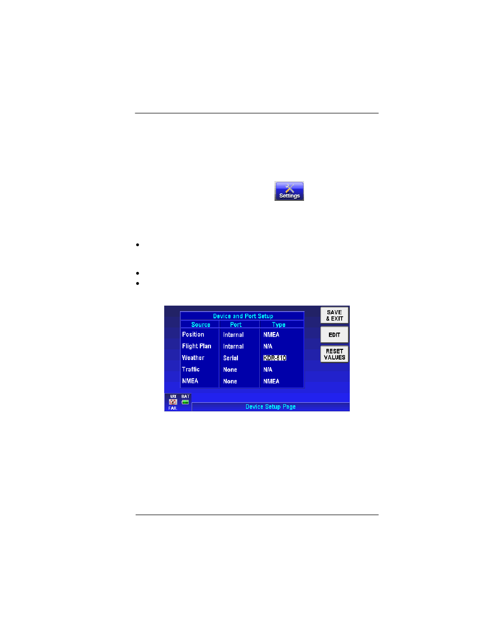 Connection to an external weather source, Bendix/king kdr-610 setup, Connection to an external weather source -9 | Bendix/king kdr-610 setup -9, Figure 6-4: weather setup – kdr-610, 9 for a detail | BendixKing AV8OR User Manual | Page 357 / 368