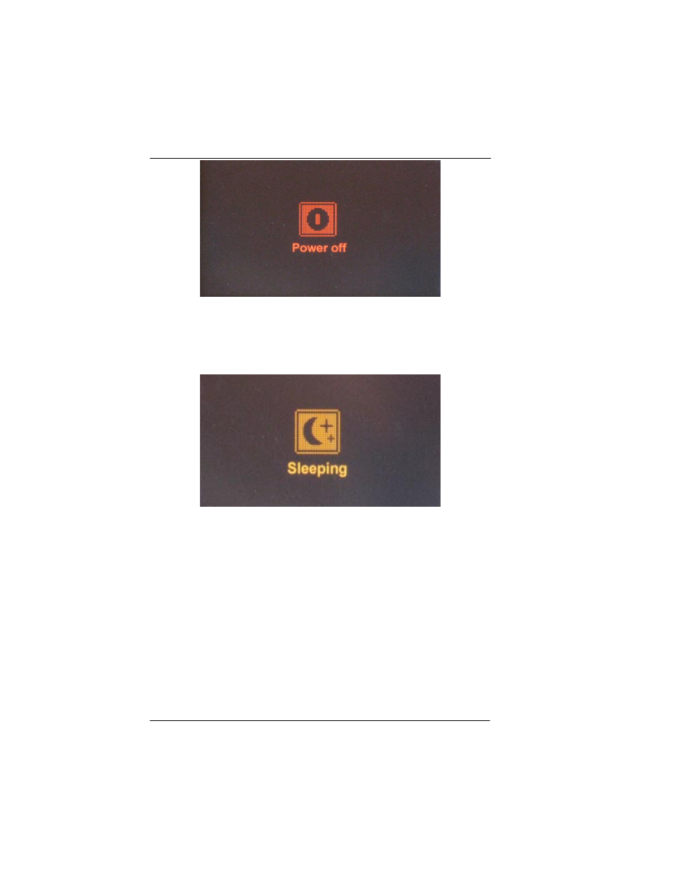 Av8or sleep mode, Turn sleep mode on and off, Main menu | Figure 1-7: av8or power off, Figure 1-8: av8or sleep mode | BendixKing AV8OR User Manual | Page 36 / 368