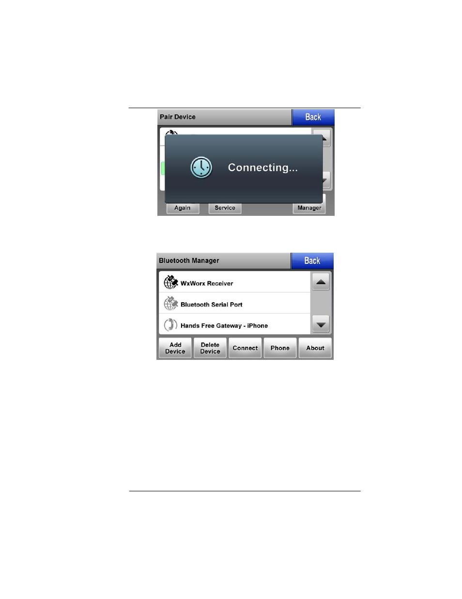 Figure 6-11: bluetooth connecting | BendixKing AV8OR User Manual | Page 363 / 368