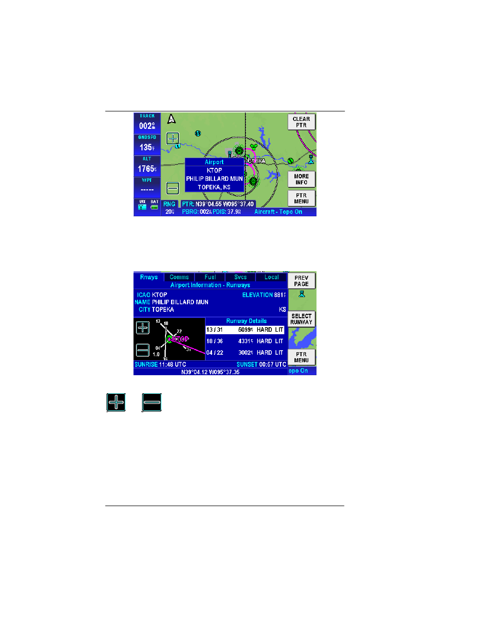 Rnwys tab, Figure 2-33: airport – more info | BendixKing AV8OR User Manual | Page 72 / 368