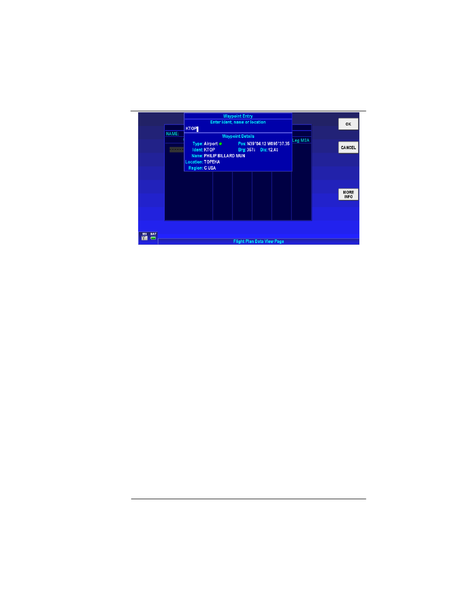 Figure 2-81: waypoint entry window -83 | BendixKing AV8OR Ace - Users Guide User Manual | Page 127 / 419