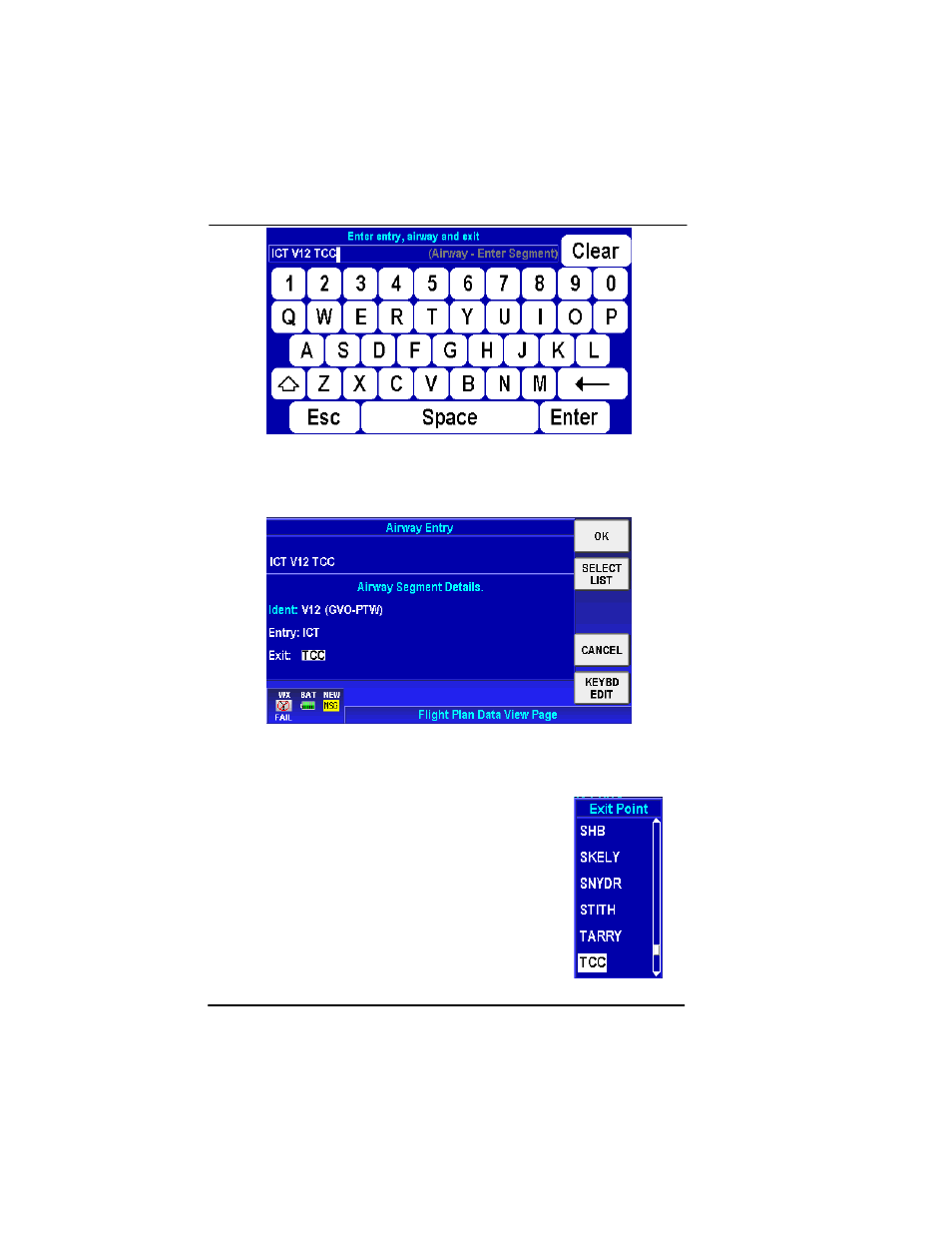 Figure 2-88: smart airways entry screen -88, Figure 2-89: smart airways - segment details -88 | BendixKing AV8OR Ace - Users Guide User Manual | Page 132 / 419