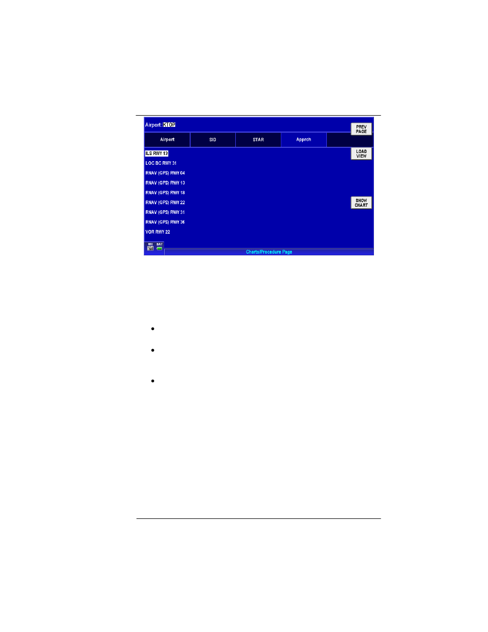 Selected airport, Selected airport -105 | BendixKing AV8OR Ace - Users Guide User Manual | Page 149 / 419