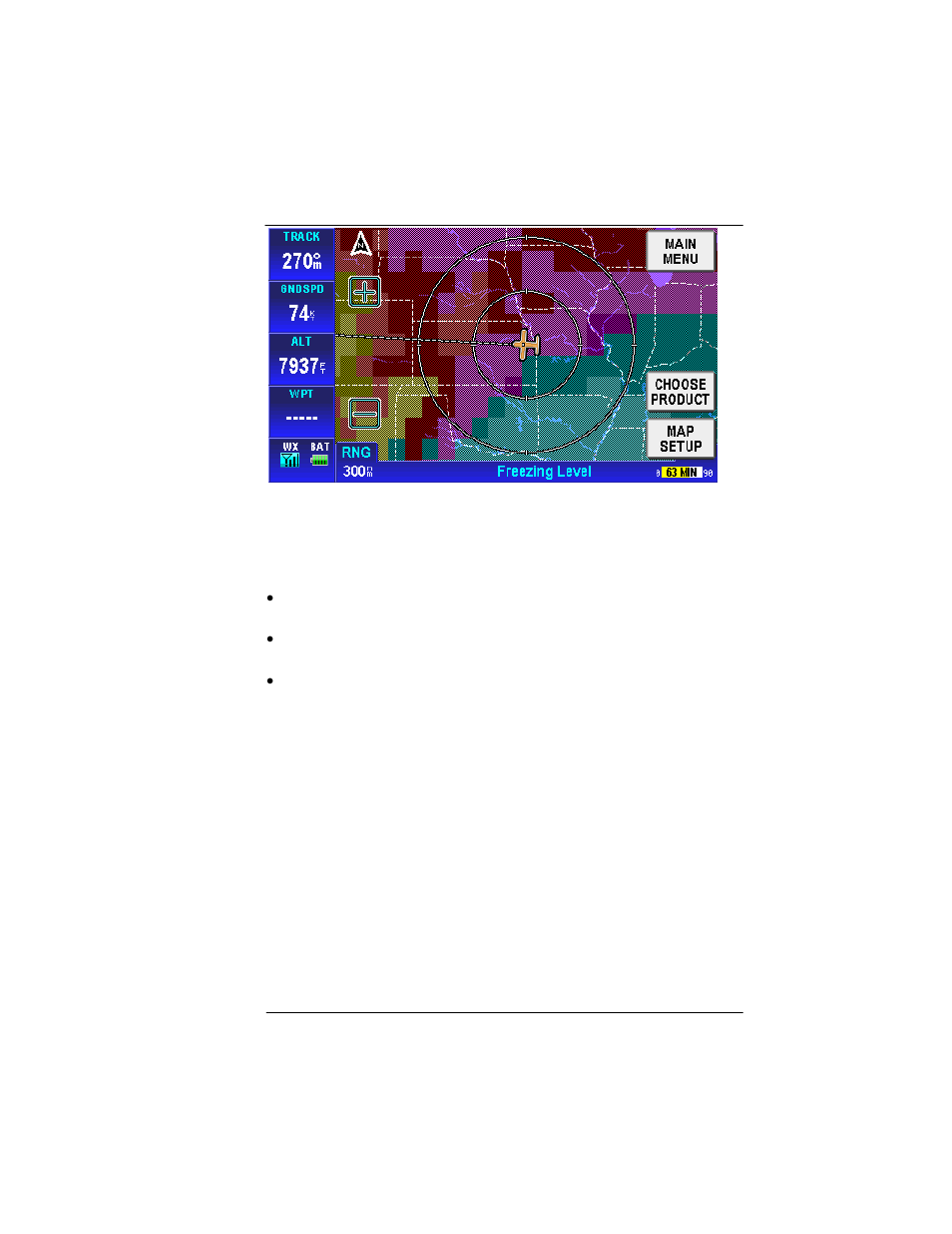 Figure 2-146: graphical freezing level -139 | BendixKing AV8OR Ace - Users Guide User Manual | Page 183 / 419