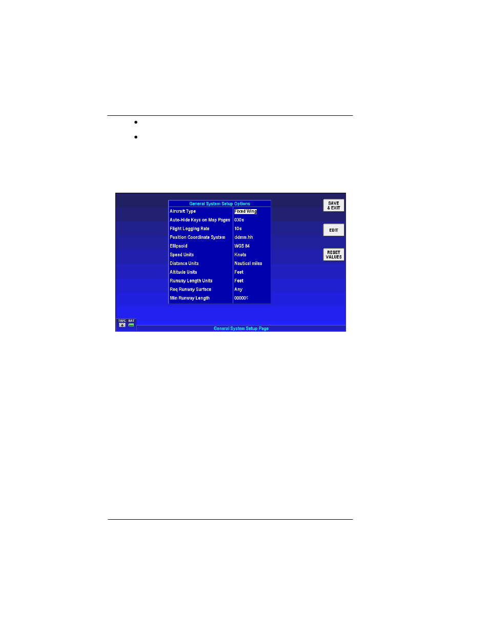General system setup, General system setup -182, General system setup se | Age 2-182 fo | BendixKing AV8OR Ace - Users Guide User Manual | Page 226 / 419