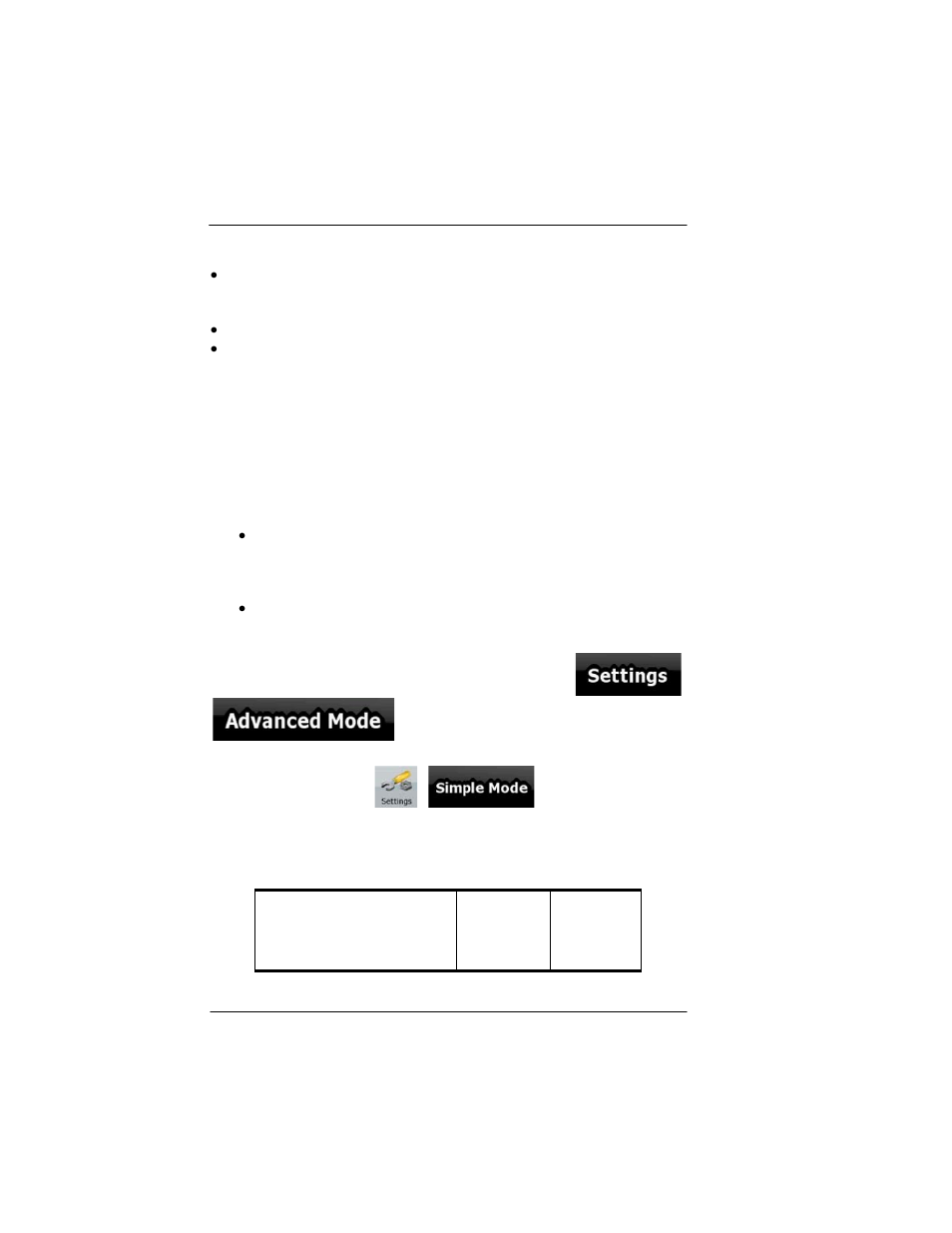 Simple and advanced modes, Simple and advanced modes -6, Table 3-1: simple versus advanced mode -6 | BendixKing AV8OR Ace - Users Guide User Manual | Page 264 / 419