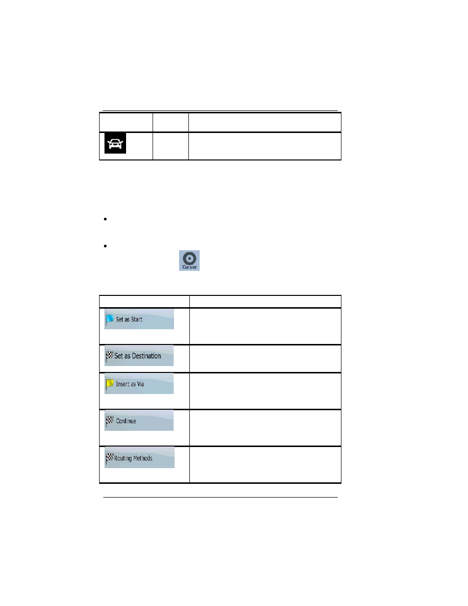 Using the cursor (the selected map location), Using the cursor (the selected map location) -22 | BendixKing AV8OR Ace - Users Guide User Manual | Page 280 / 419