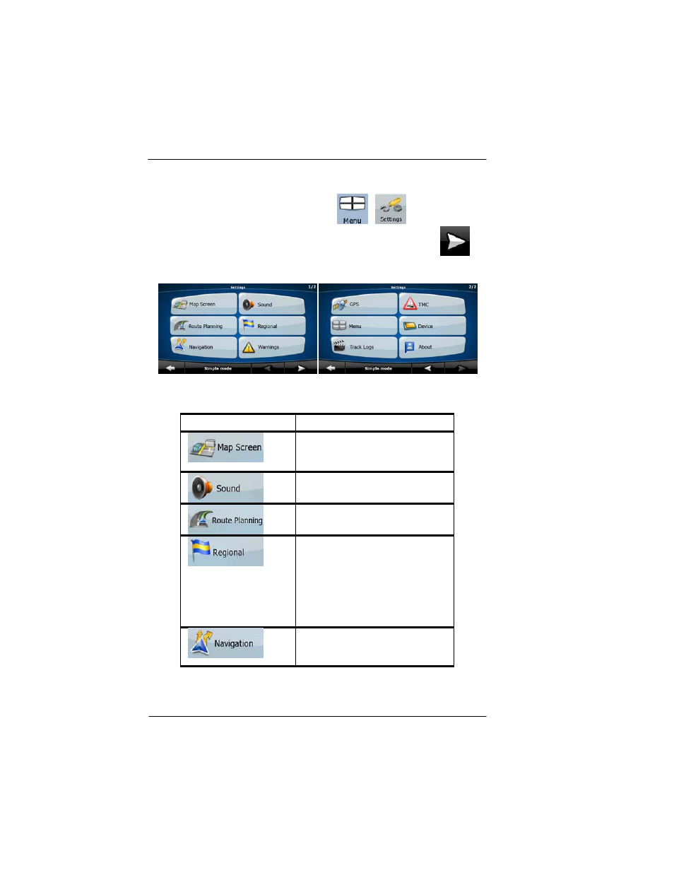 Settings menu, Settings menu -102, Figure 3-15 settings menu -102 | BendixKing AV8OR Ace - Users Guide User Manual | Page 360 / 419